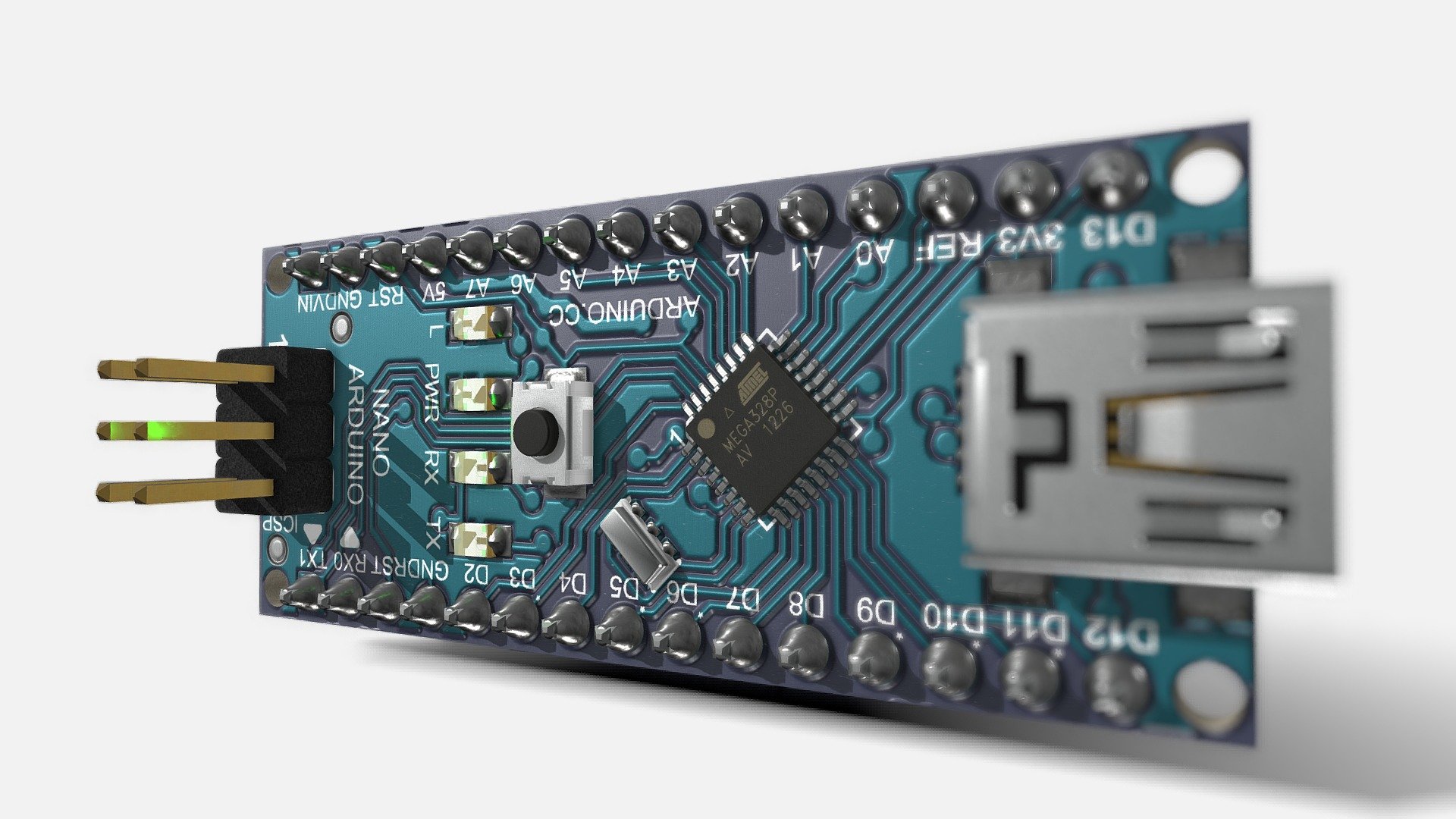 Arduino NANO Pinout Diagram | Microcontroller Tutorials