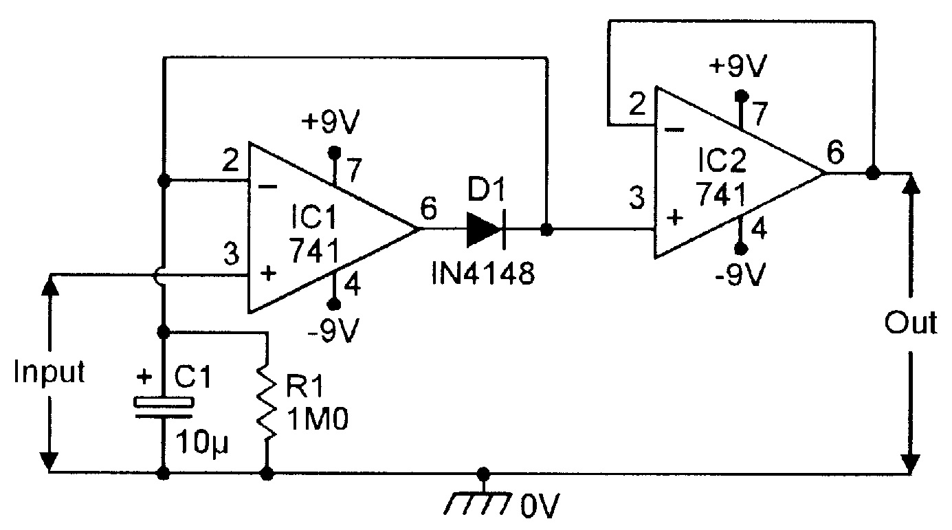 OP AMP IC 741 Pin Diagram, Working and Applications