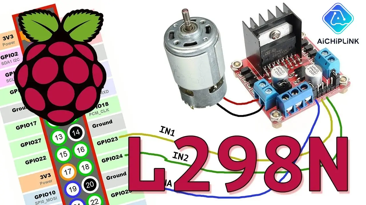 Connect L298N to Raspberry Pi 5 for Motor Control