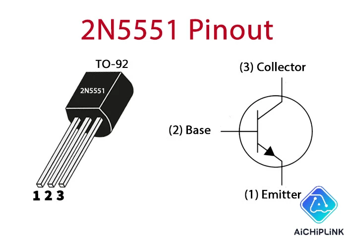 2N5551 Pinout
