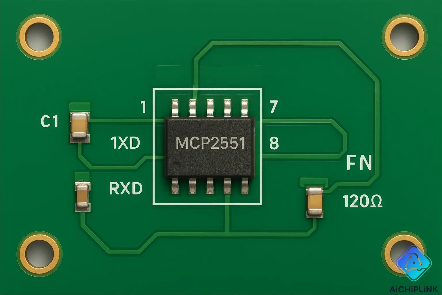 Professional MCP2551 PCB layout example showing best practices