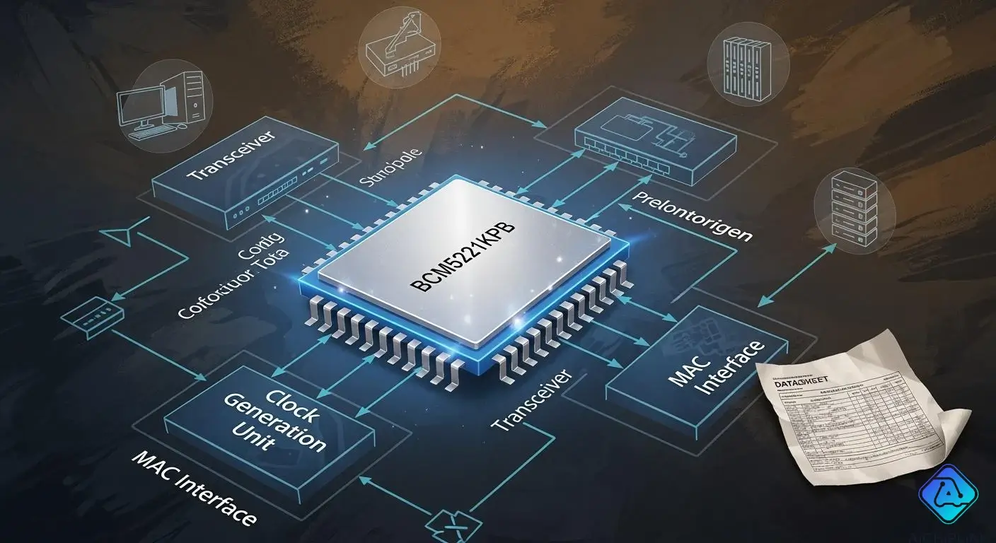 BCM5221KPB Ethernet PHY