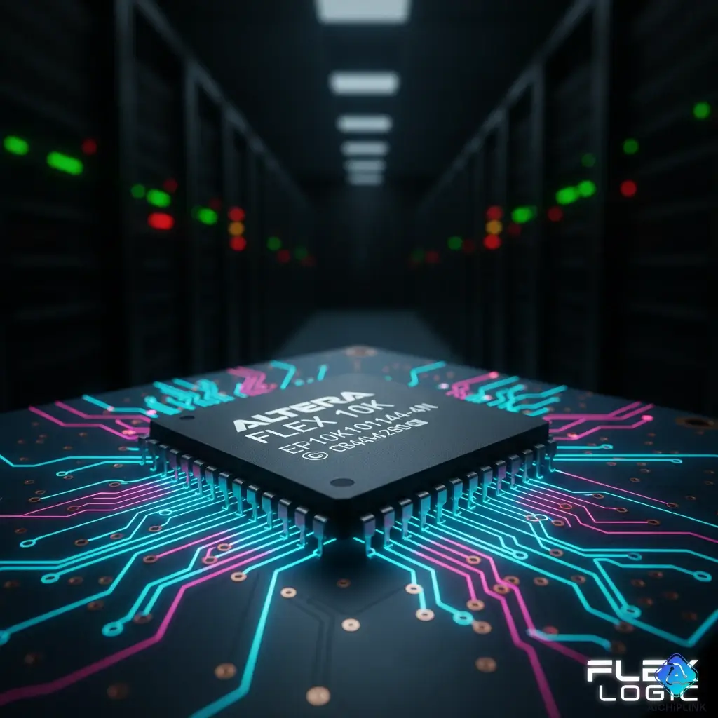 The EPF10K10TI144-4N FPGA, a legacy Altera FLEX 10K device in a TQFP-144 package.