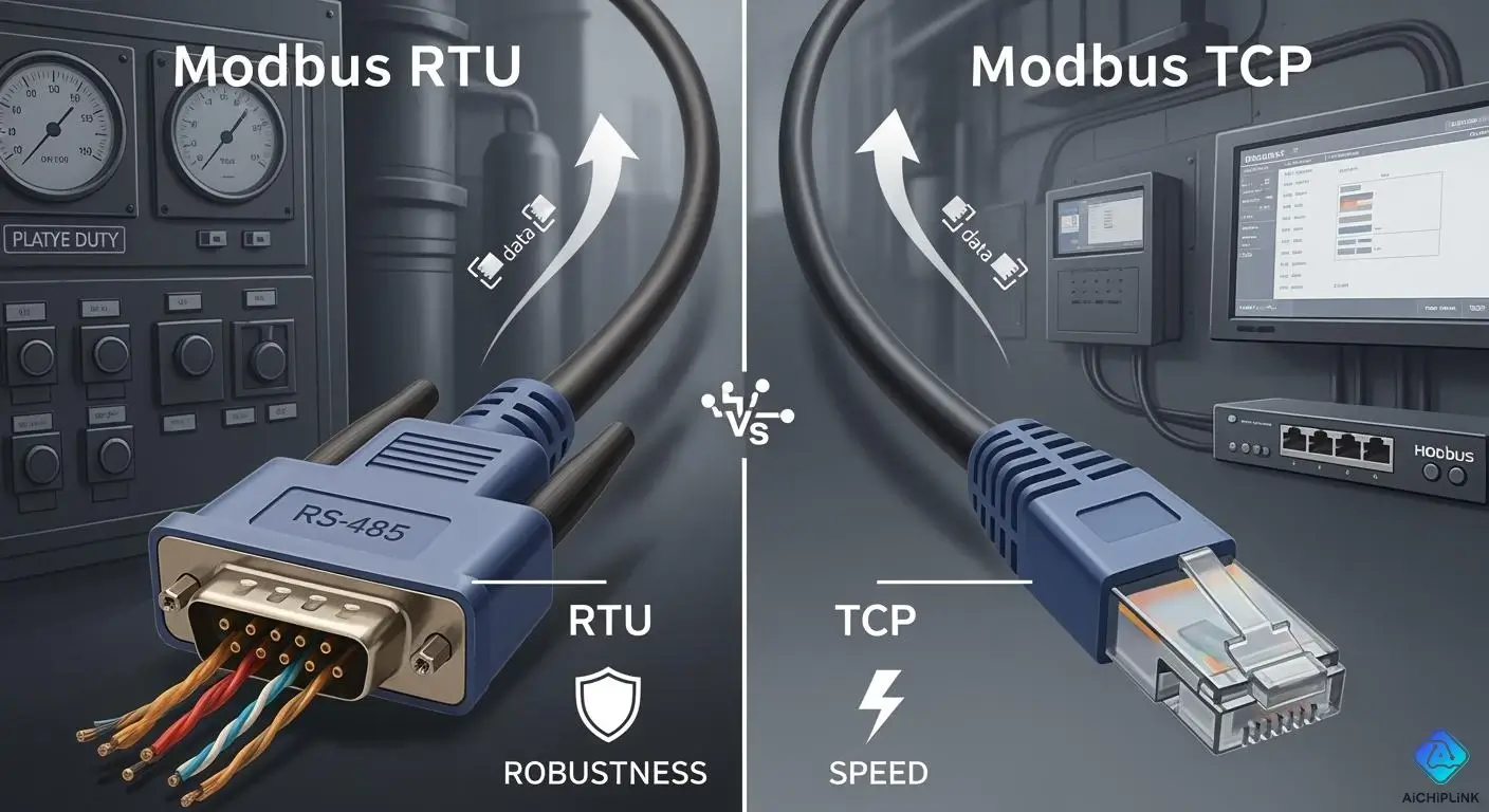 Modbus RTU vs Modbus TCP