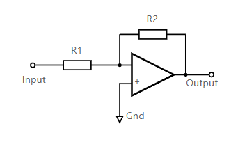 Inverting Operational Amplifier Circuit Diagram