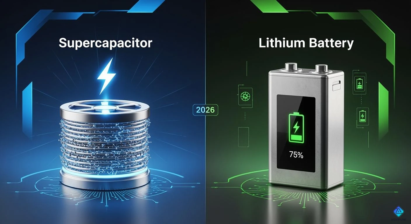 Supercapacitors and Lithium Batteries