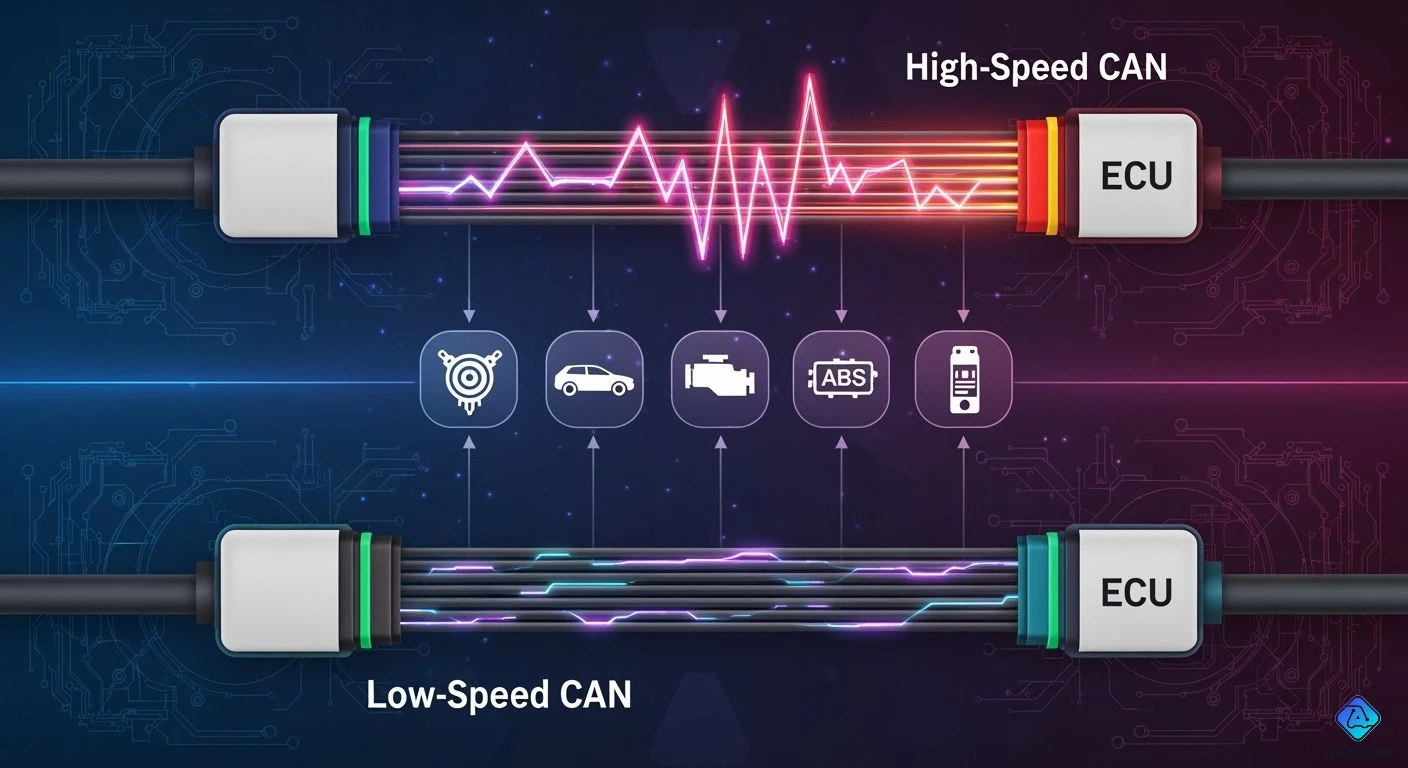 High-Speed CAN vs Low-Speed CAN