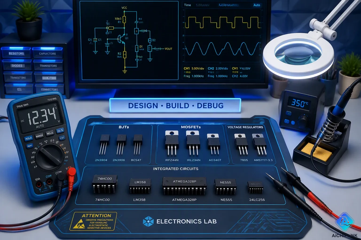 Testing Methods and Types of Transistors