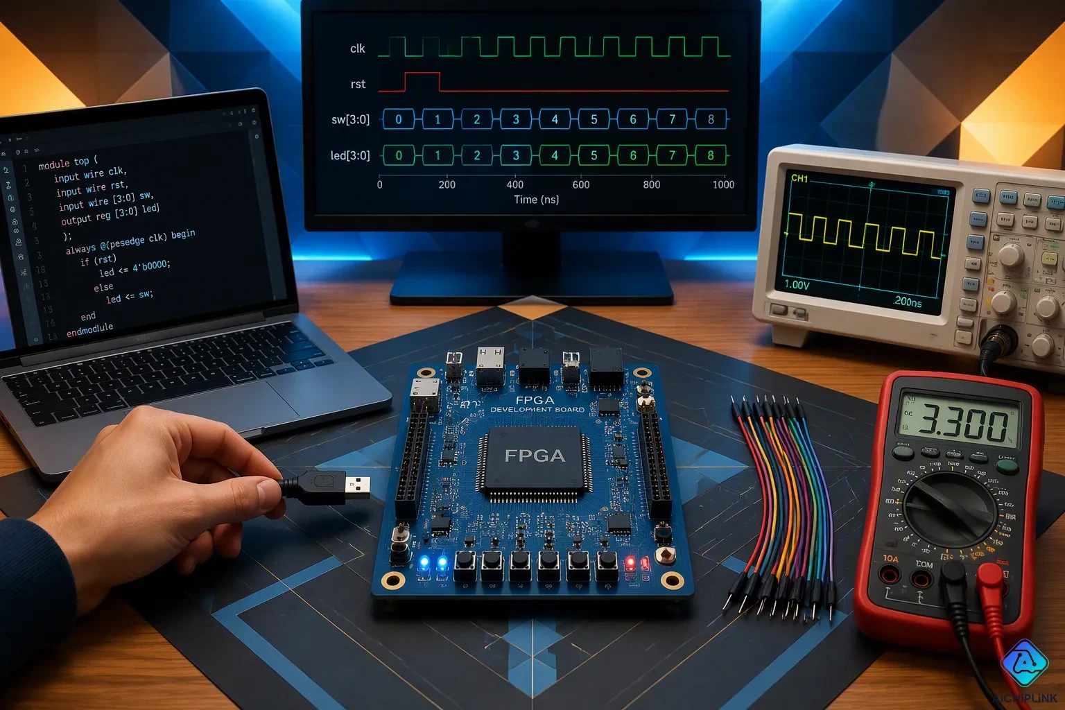 FPGA programmed