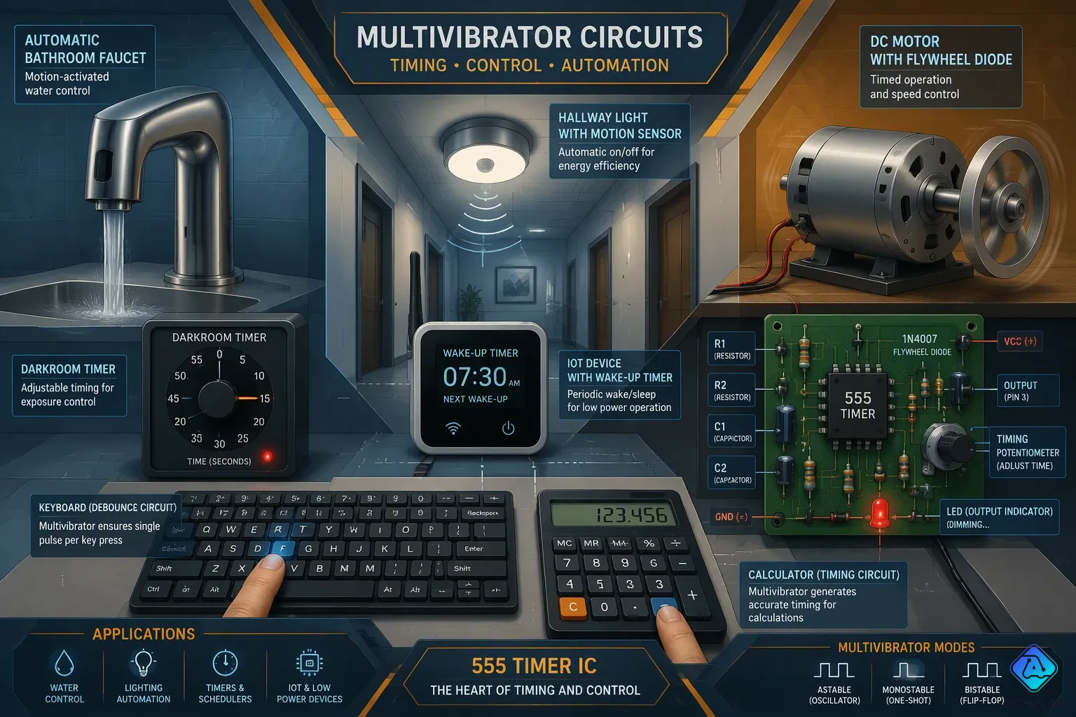 Multivibrator Applications