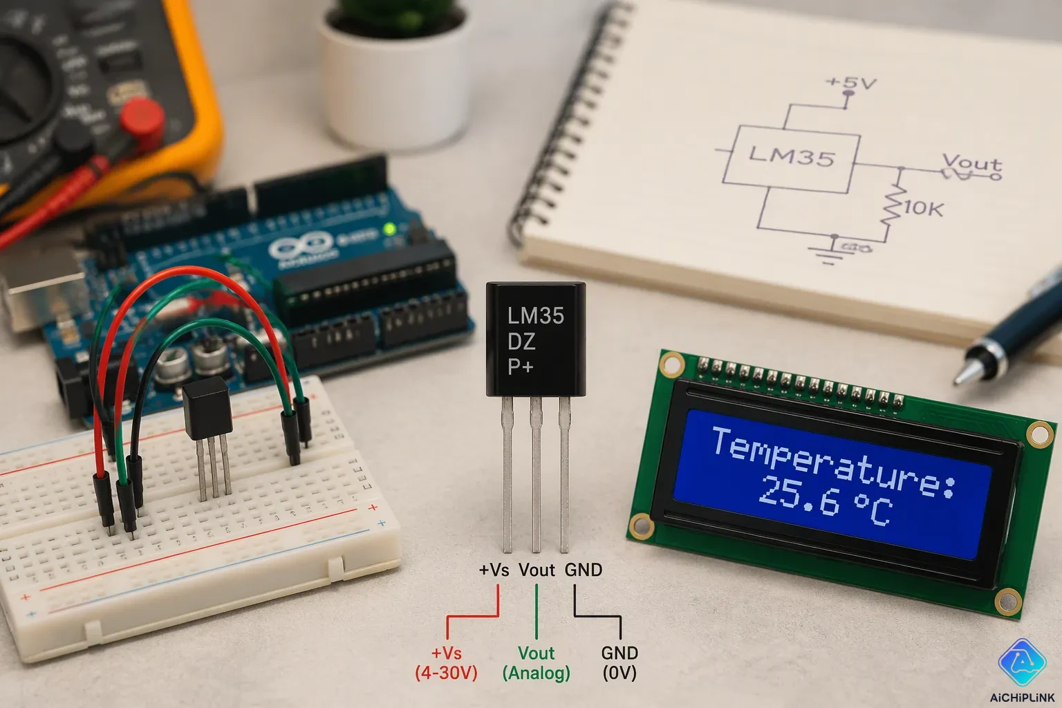 LM35 Temperature Sensor