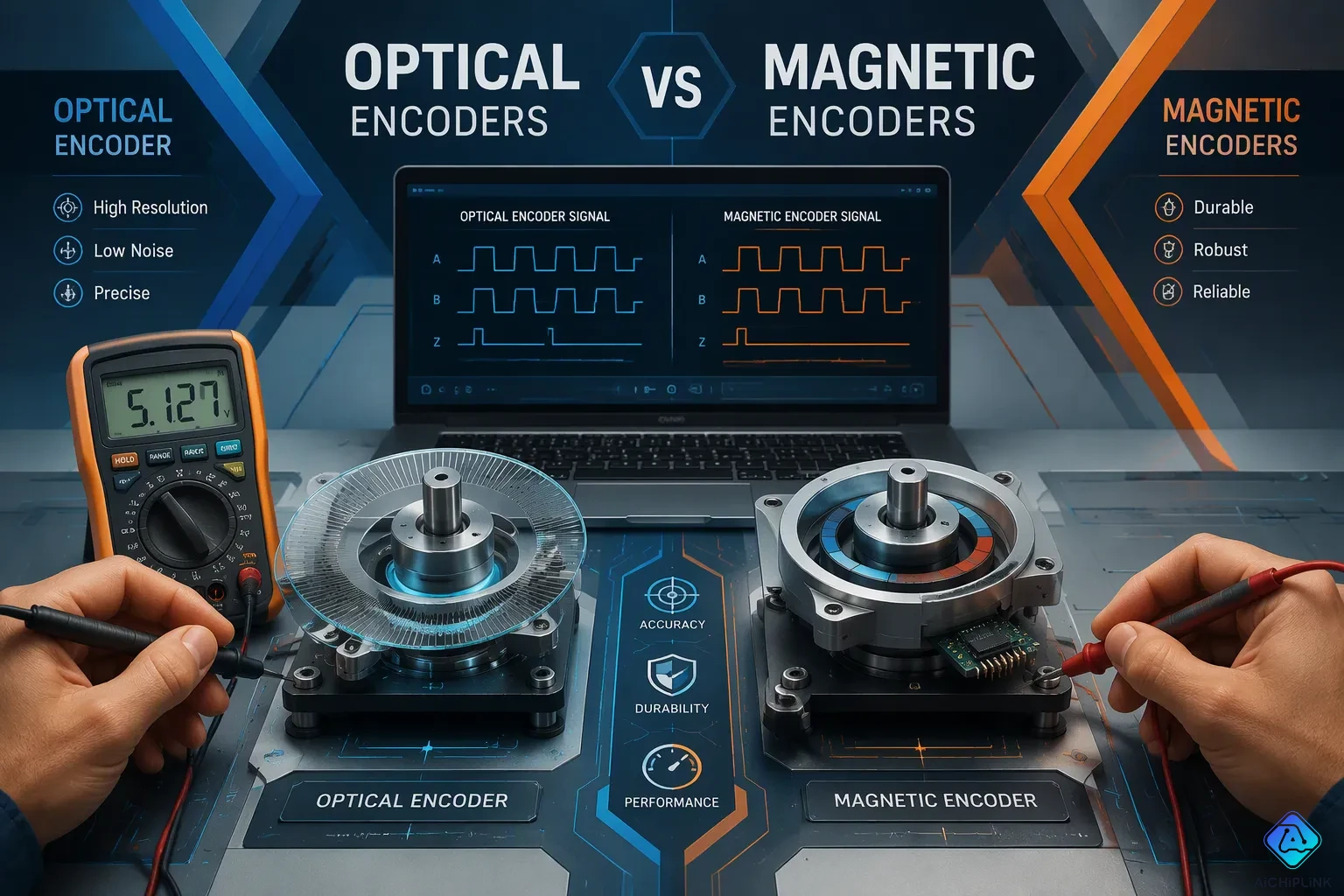Optical Encoders vs Magnetic Encoders