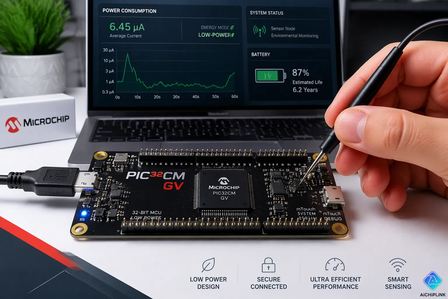 PIC32CM GV Low-Power 32-bit Microcontrollers